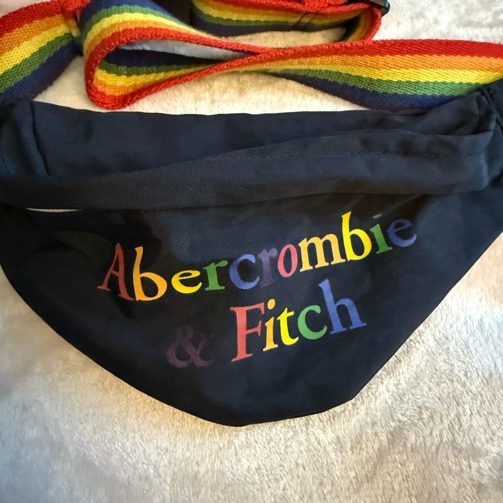 Abercrombie & Fitch Pride Rainbow Blue Fanny Pack Hip Bag